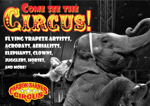 Circus Postcard Series
